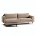 Hoekbank van stof voor de woonkamer met chaise longue - 210 x 90 x 85cm